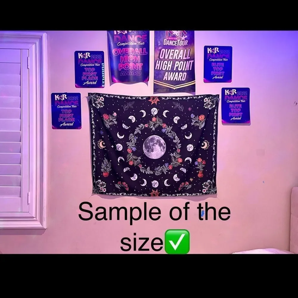 Bookshelf print wall tapestry 28 x 37